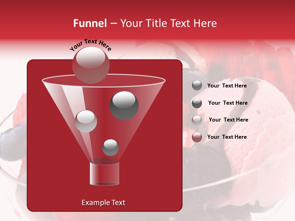 Frozen Dessert Sweet PowerPoint Template