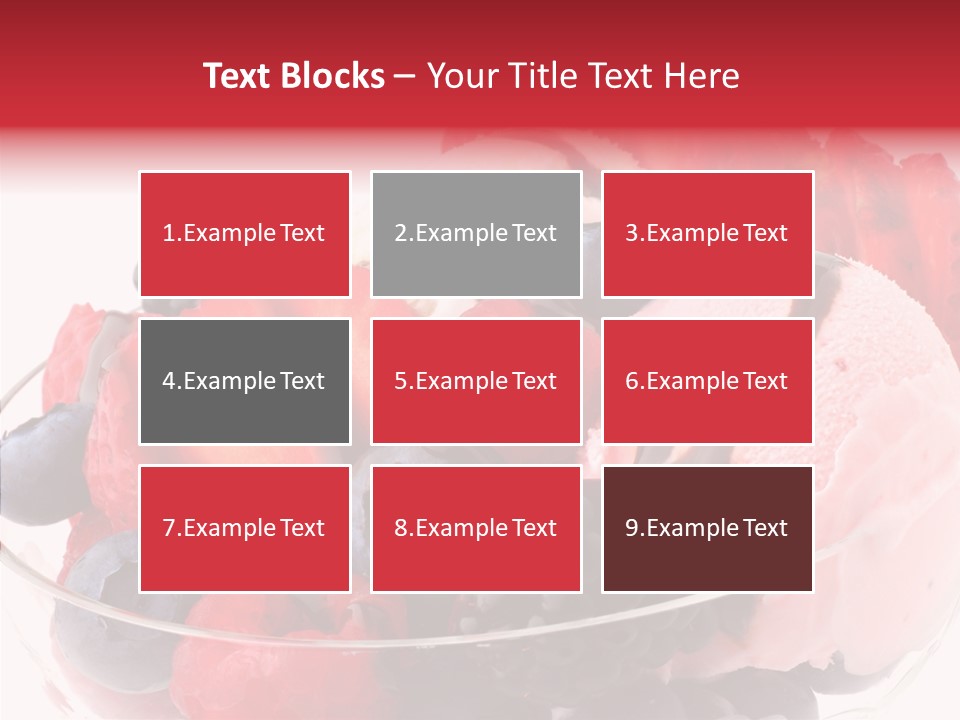 Frozen Dessert Sweet PowerPoint Template