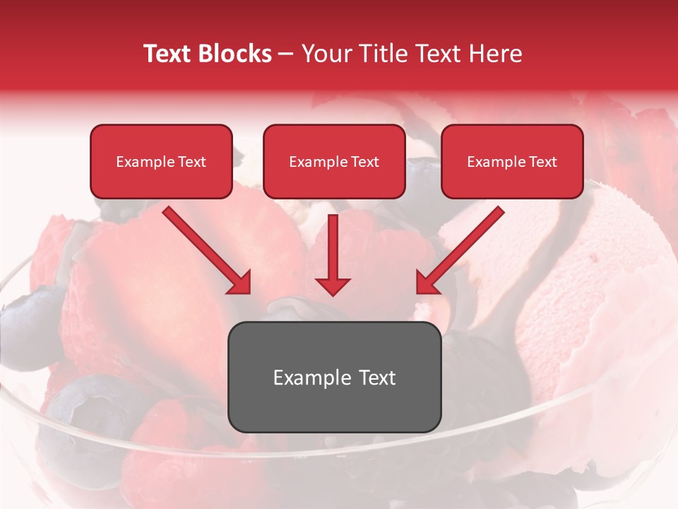 Frozen Dessert Sweet PowerPoint Template