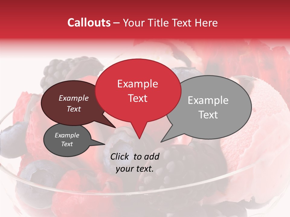 Frozen Dessert Sweet PowerPoint Template