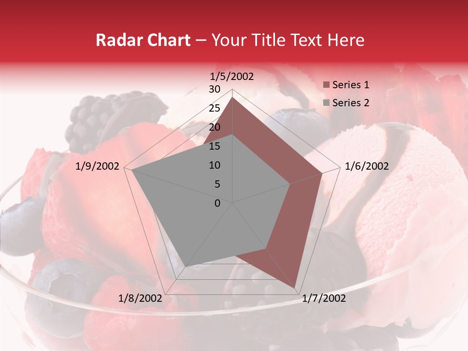 Frozen Dessert Sweet PowerPoint Template