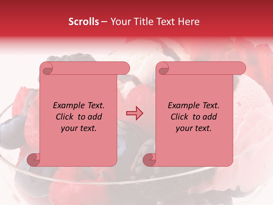 Frozen Dessert Sweet PowerPoint Template