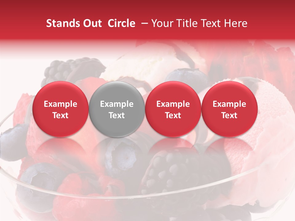 Frozen Dessert Sweet PowerPoint Template