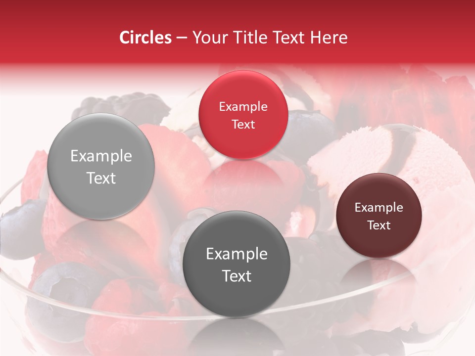 Frozen Dessert Sweet PowerPoint Template