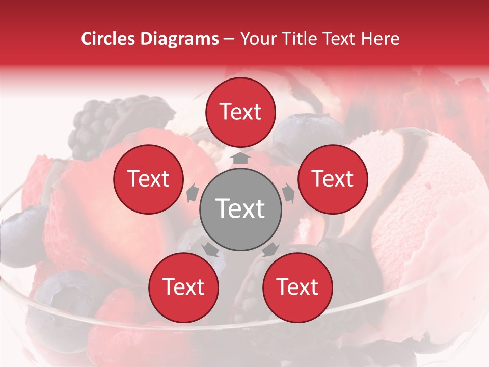 Frozen Dessert Sweet PowerPoint Template