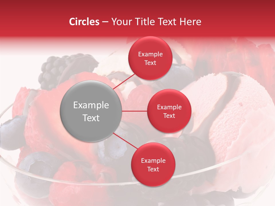 Frozen Dessert Sweet PowerPoint Template