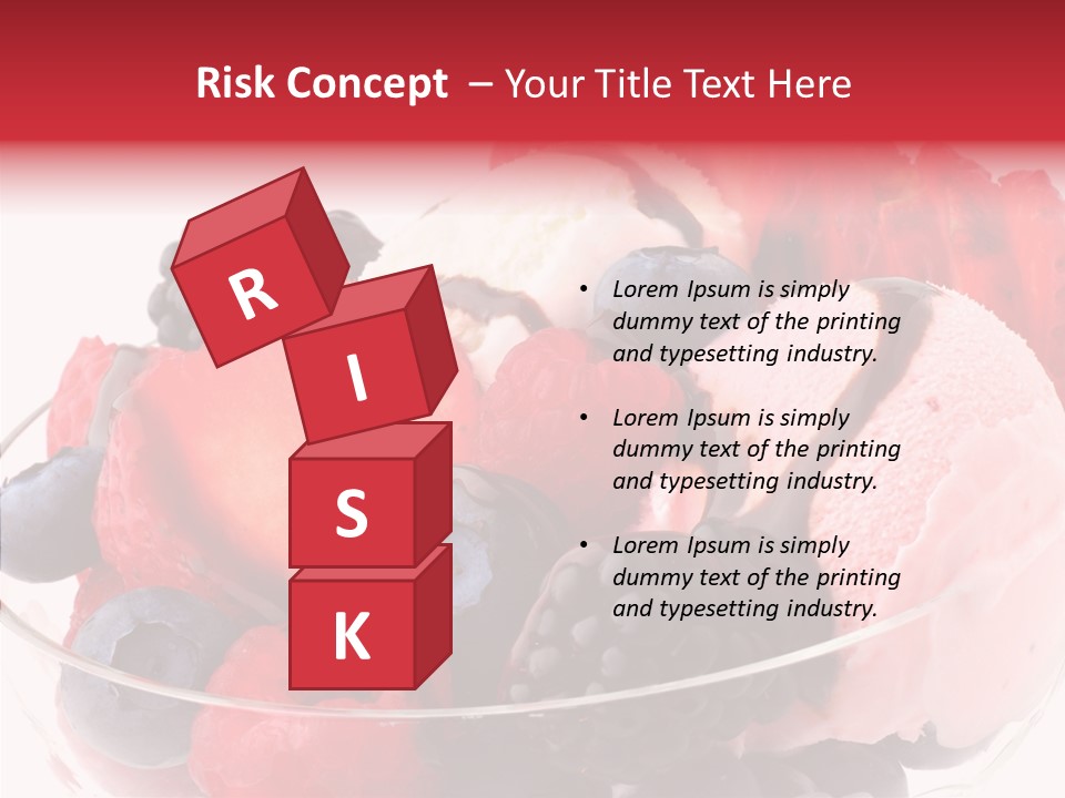 Frozen Dessert Sweet PowerPoint Template