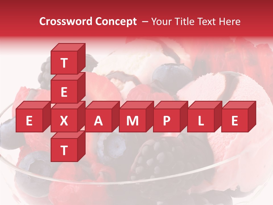 Frozen Dessert Sweet PowerPoint Template