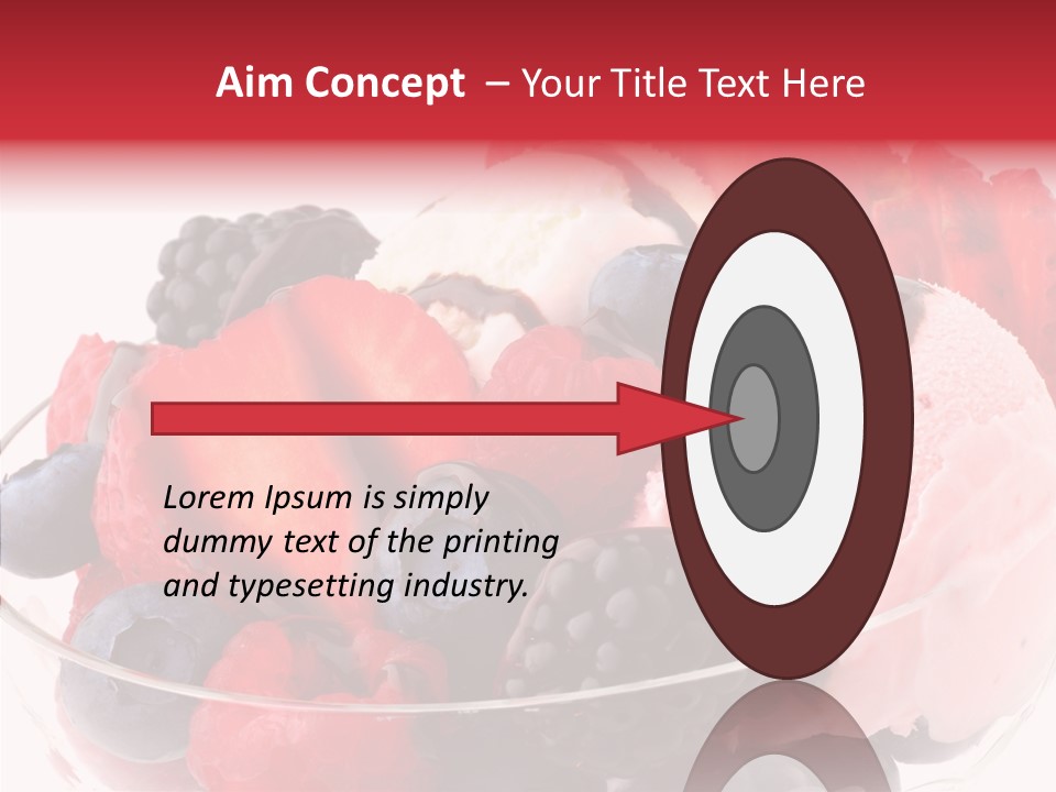 Frozen Dessert Sweet PowerPoint Template