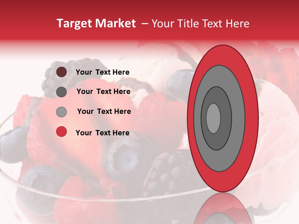 Frozen Dessert Sweet PowerPoint Template