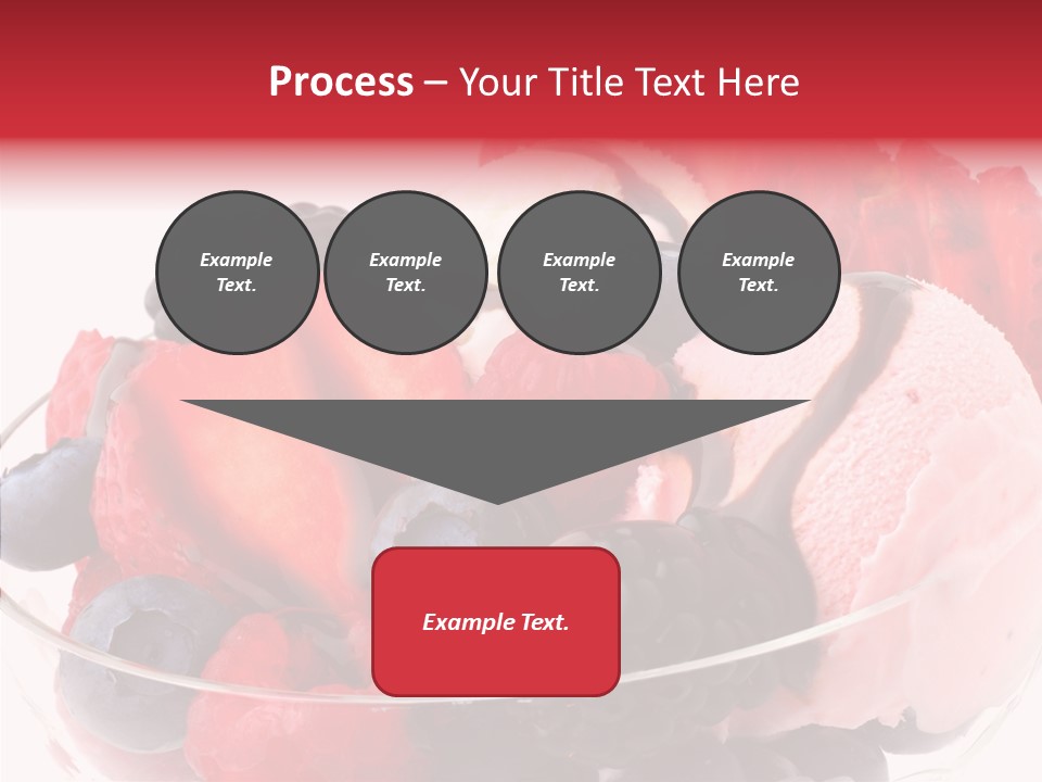 Frozen Dessert Sweet PowerPoint Template