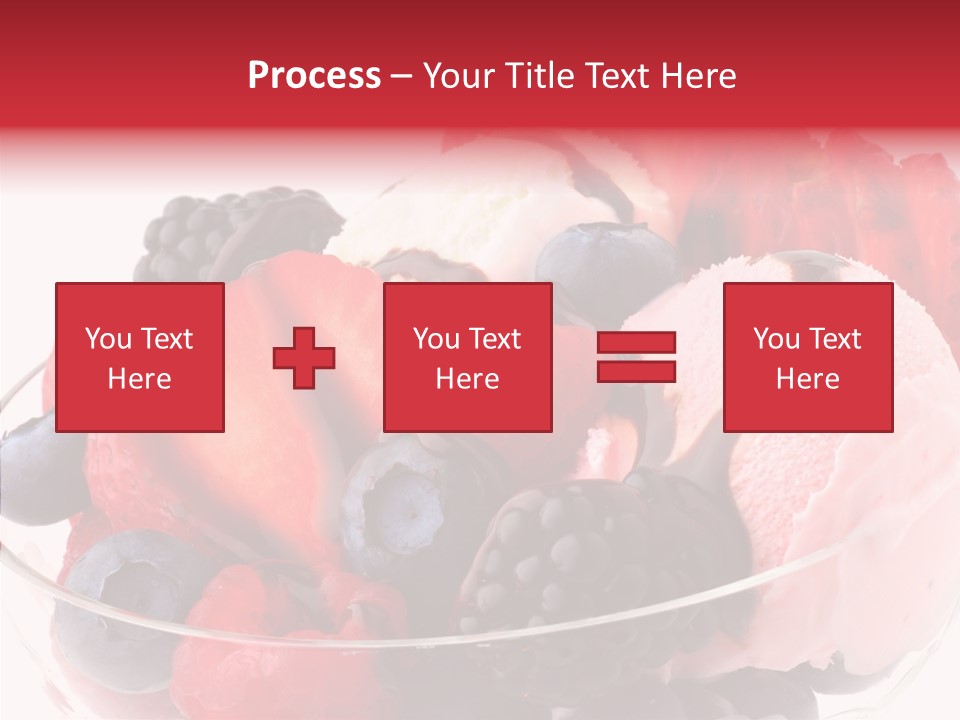 Frozen Dessert Sweet PowerPoint Template