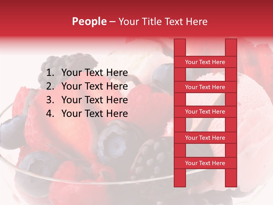 Frozen Dessert Sweet PowerPoint Template