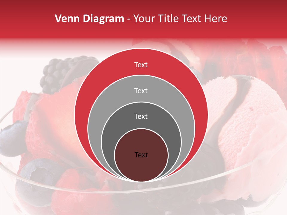 Frozen Dessert Sweet PowerPoint Template