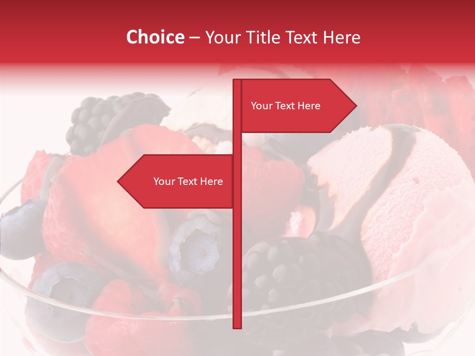 Frozen Dessert Sweet PowerPoint Template