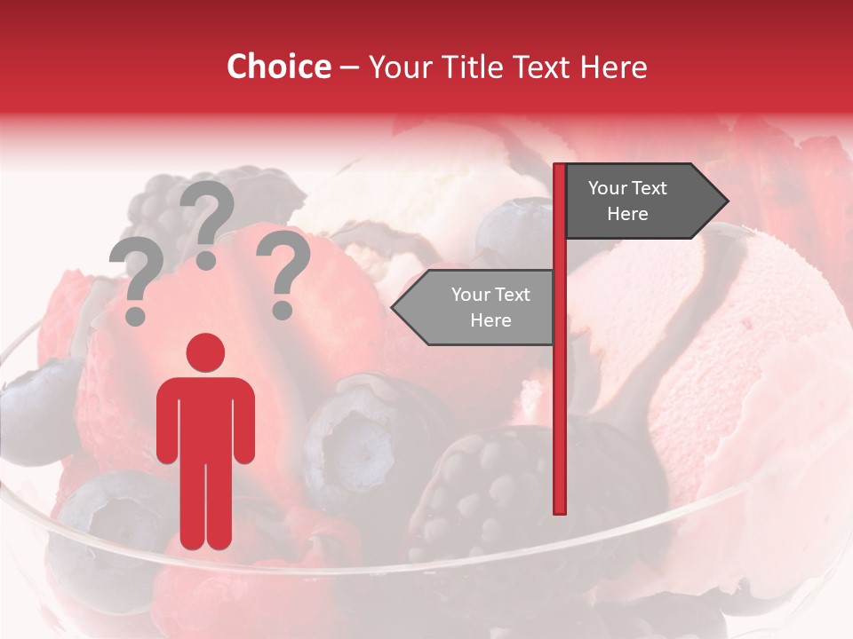 Frozen Dessert Sweet PowerPoint Template