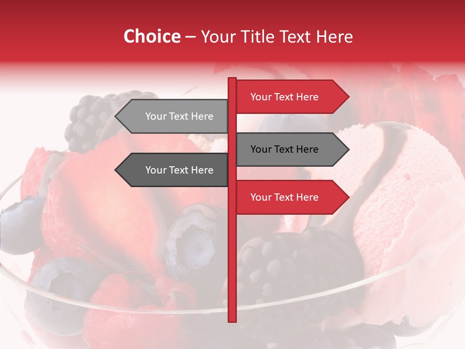 Frozen Dessert Sweet PowerPoint Template