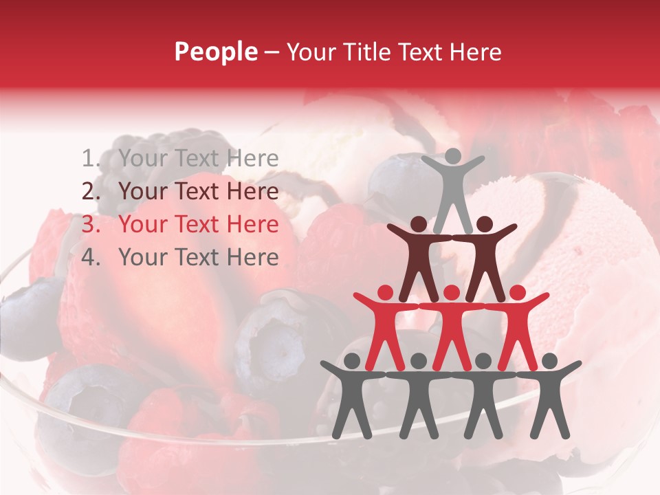 Frozen Dessert Sweet PowerPoint Template