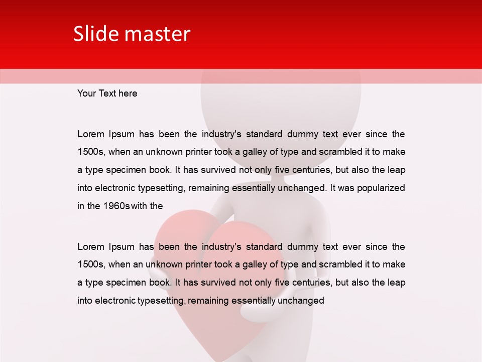 Cute Romance Valentine PowerPoint Template