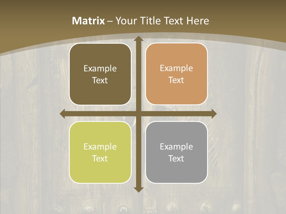 Lock Ornament Nail PowerPoint Template