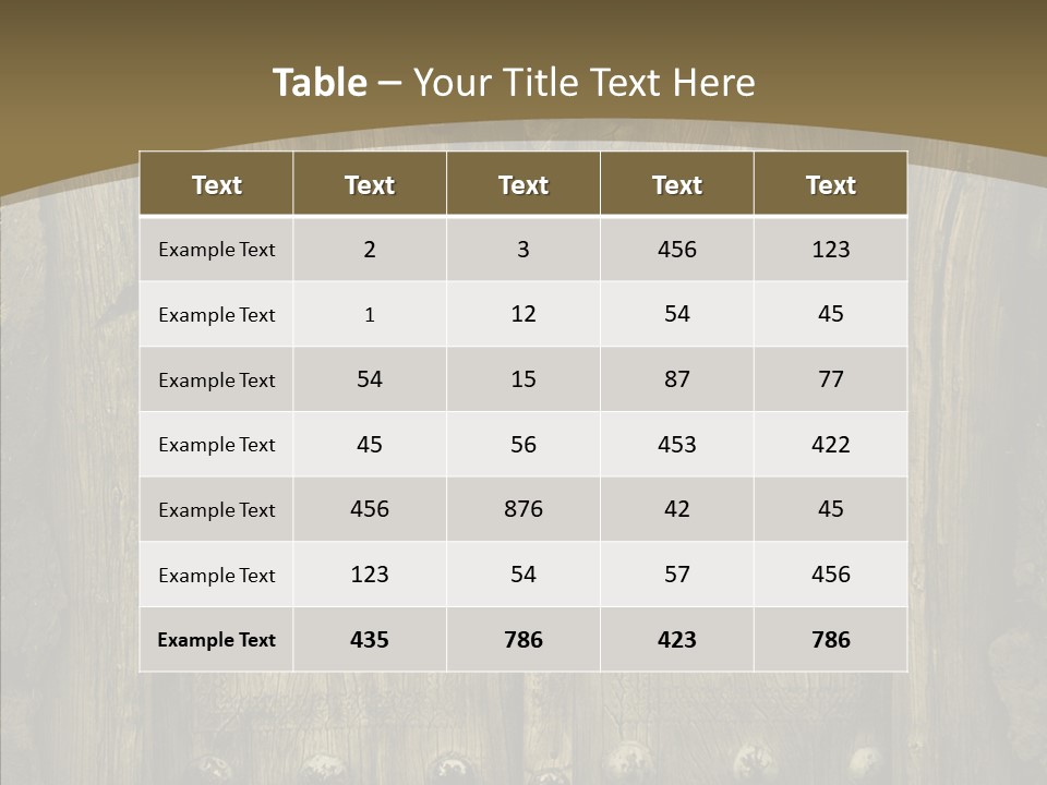 Lock Ornament Nail PowerPoint Template