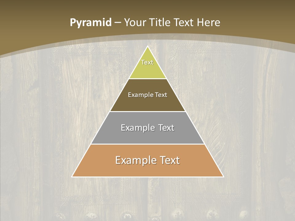 Lock Ornament Nail PowerPoint Template