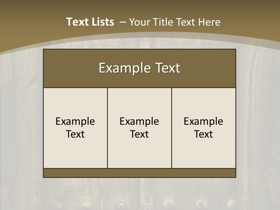 Lock Ornament Nail PowerPoint Template