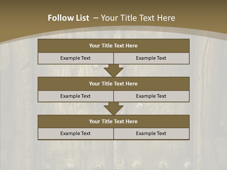 Lock Ornament Nail PowerPoint Template