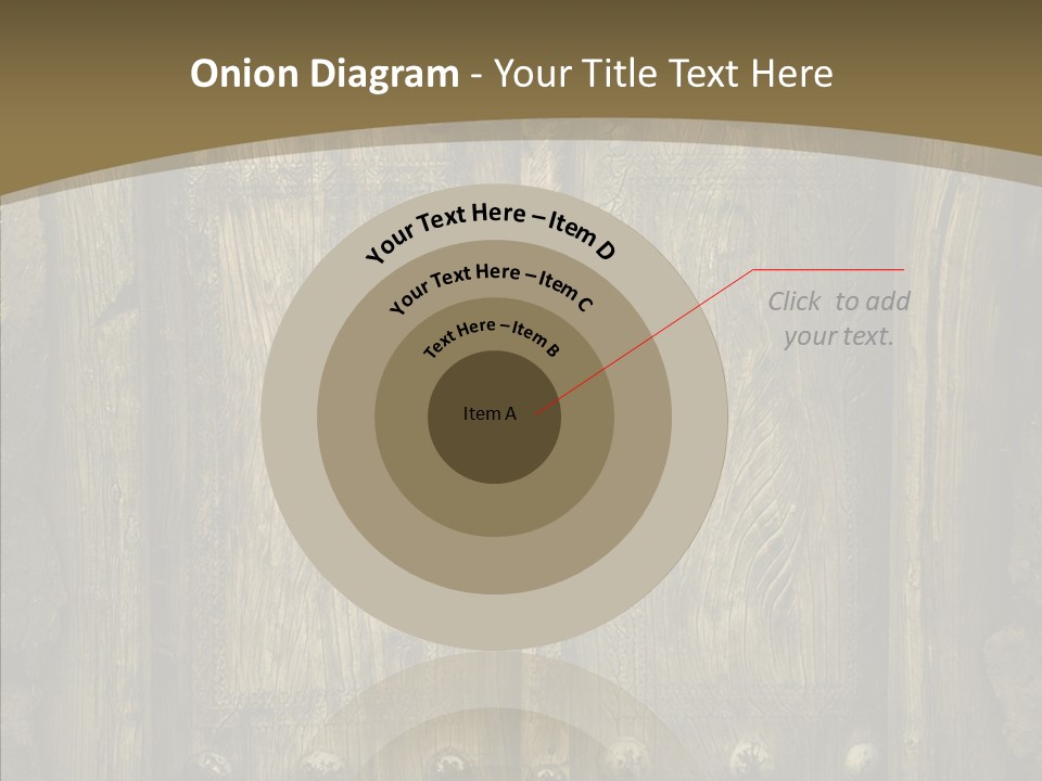 Lock Ornament Nail PowerPoint Template