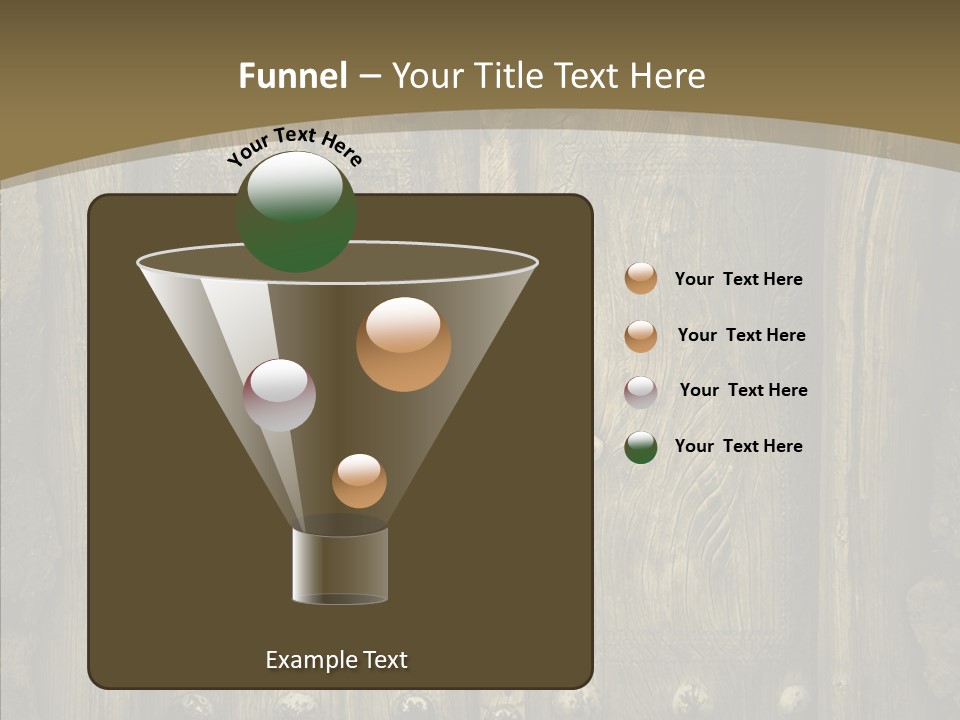 Lock Ornament Nail PowerPoint Template