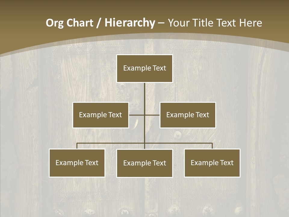 Lock Ornament Nail PowerPoint Template