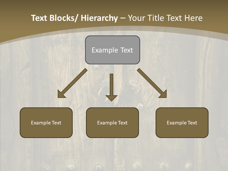 Lock Ornament Nail PowerPoint Template