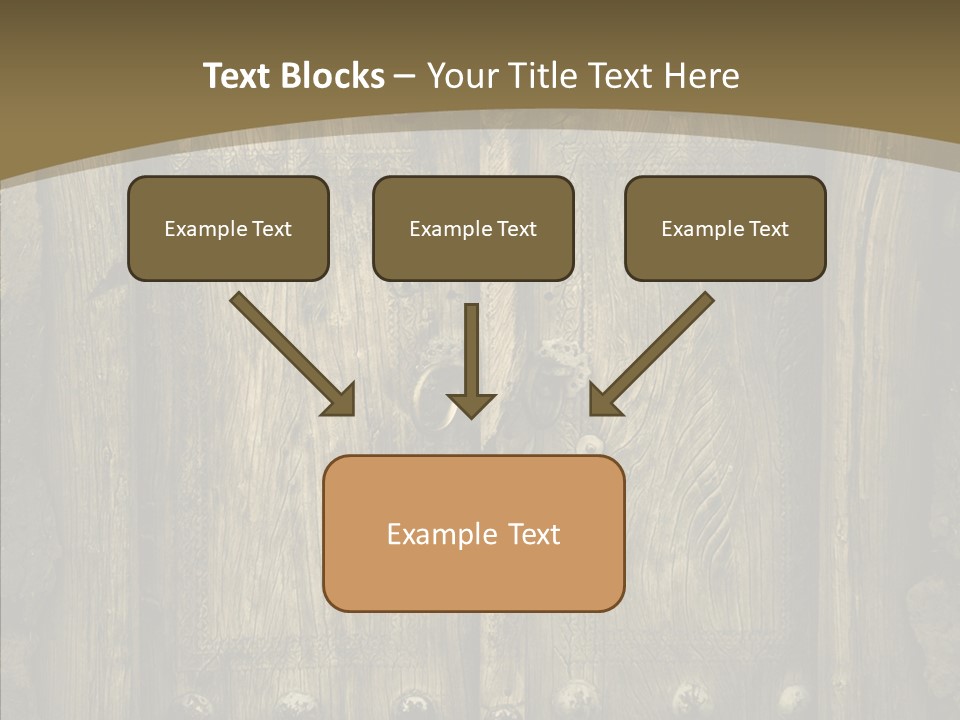 Lock Ornament Nail PowerPoint Template