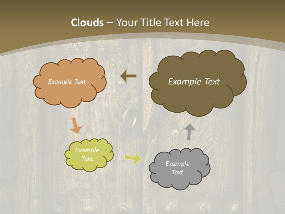 Lock Ornament Nail PowerPoint Template
