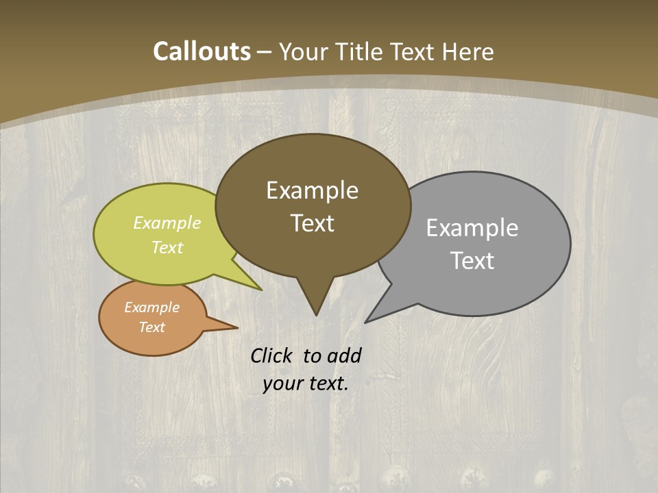 Lock Ornament Nail PowerPoint Template