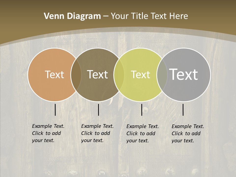 Lock Ornament Nail PowerPoint Template