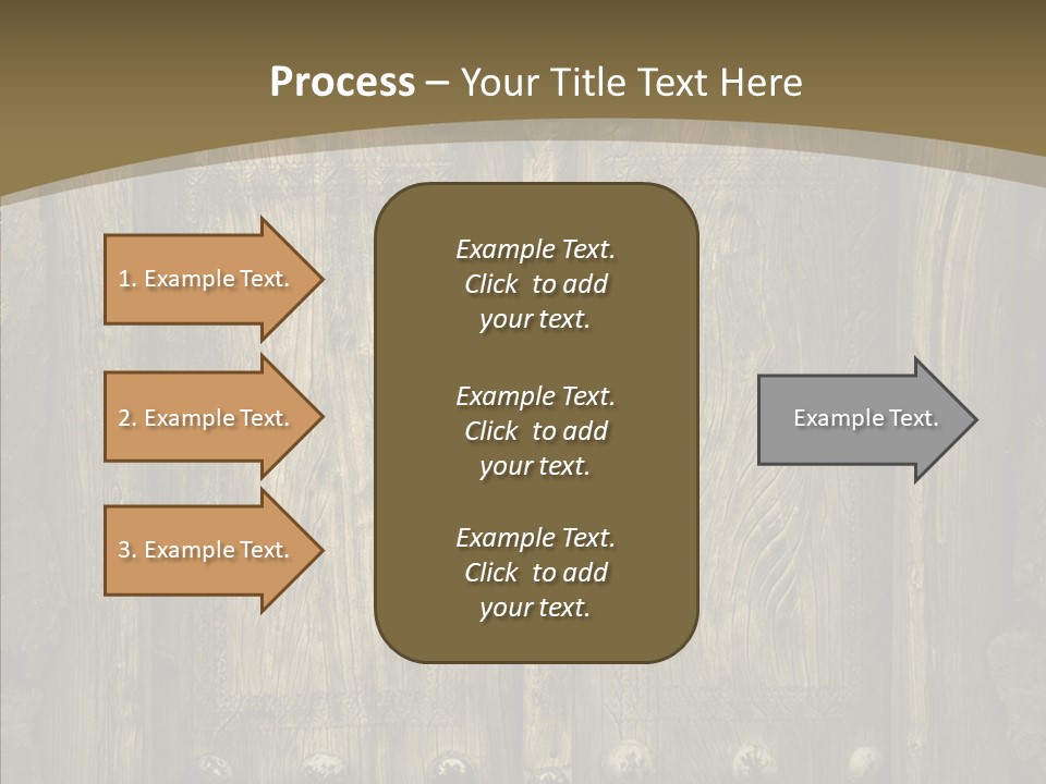 Lock Ornament Nail PowerPoint Template