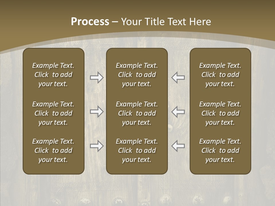 Lock Ornament Nail PowerPoint Template