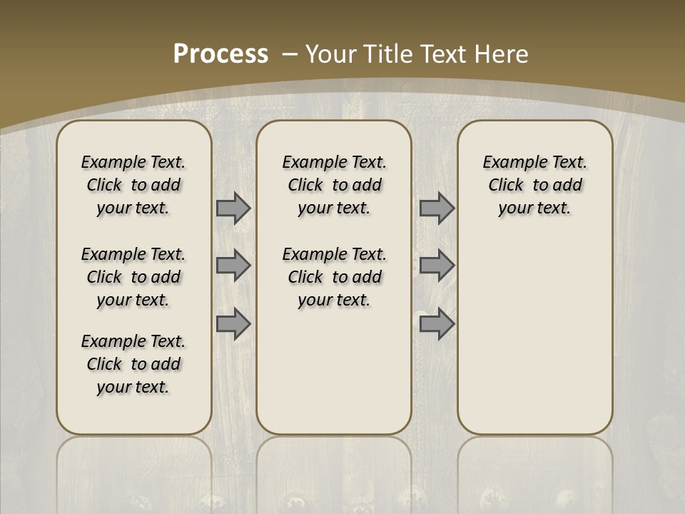 Lock Ornament Nail PowerPoint Template