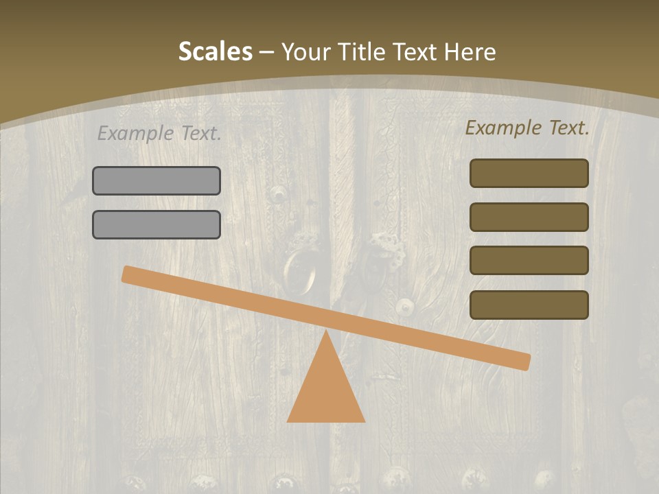 Lock Ornament Nail PowerPoint Template