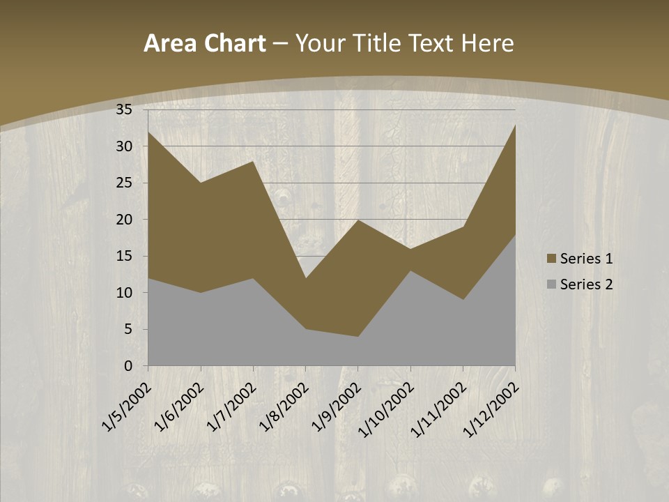 Lock Ornament Nail PowerPoint Template