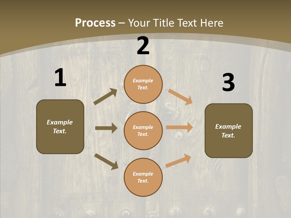 Lock Ornament Nail PowerPoint Template