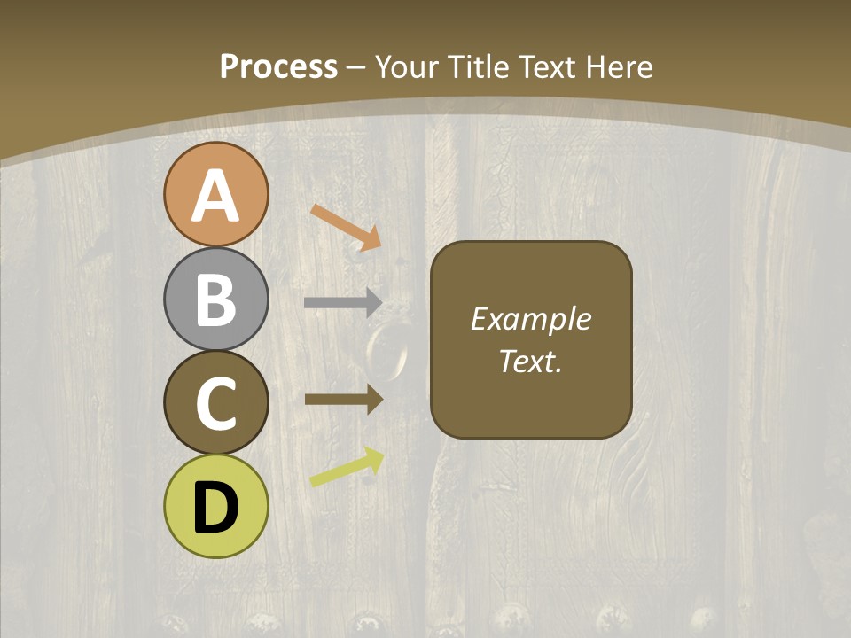 Lock Ornament Nail PowerPoint Template