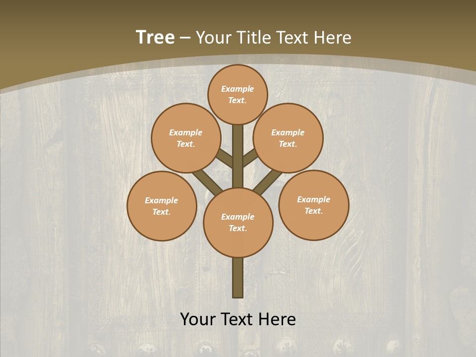 Lock Ornament Nail PowerPoint Template
