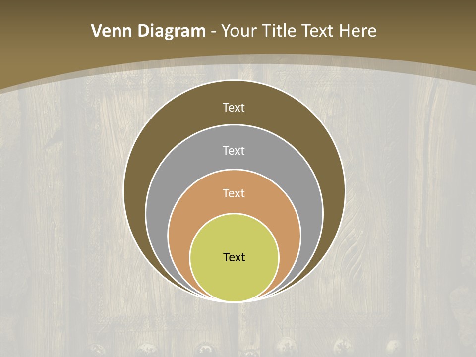 Lock Ornament Nail PowerPoint Template