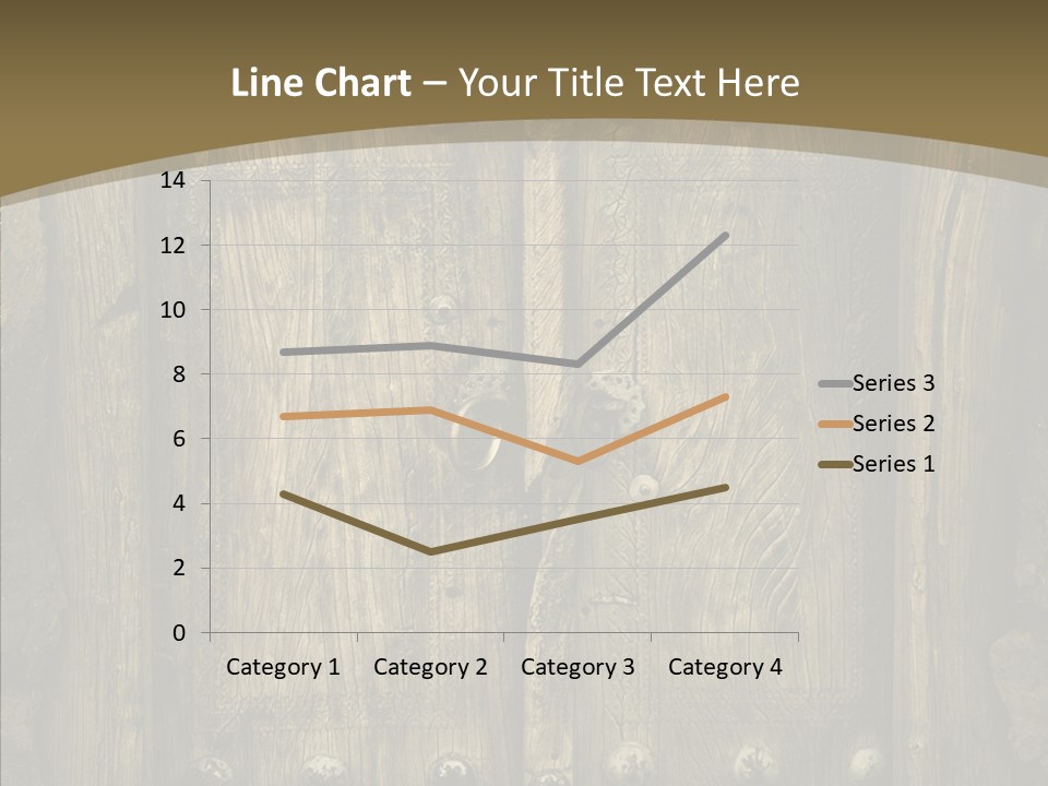 Lock Ornament Nail PowerPoint Template