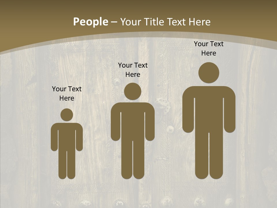 Lock Ornament Nail PowerPoint Template