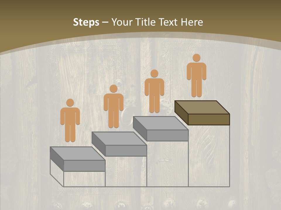 Lock Ornament Nail PowerPoint Template