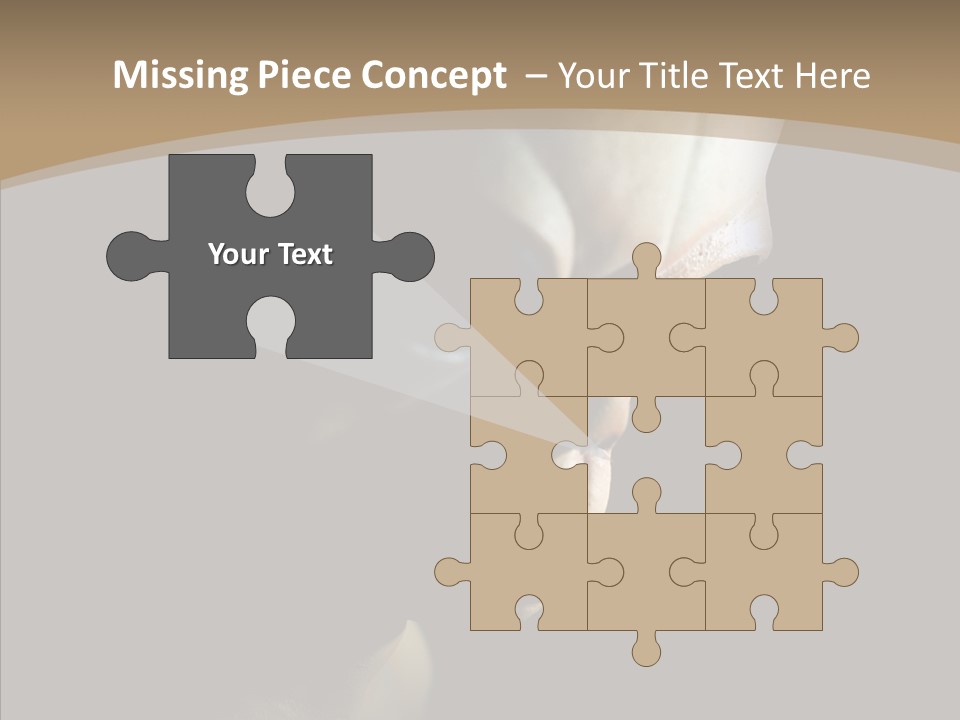 Past Sheet Grey PowerPoint Template