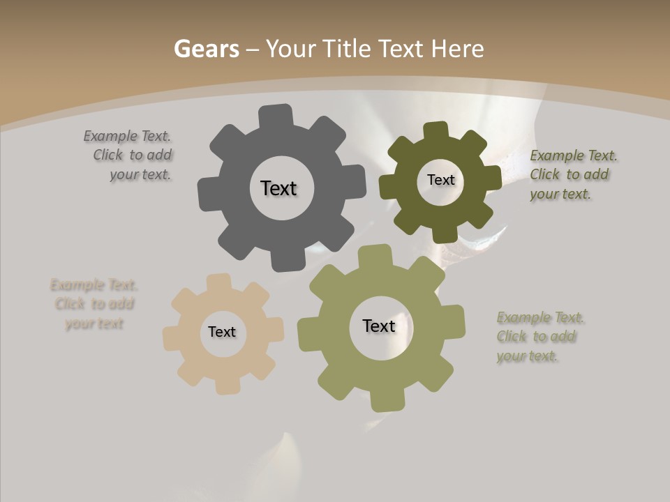 Past Sheet Grey PowerPoint Template